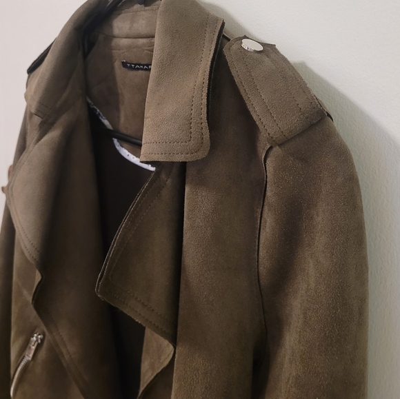 Tahari FAUX Suede Jacket - Picture 4 of 5